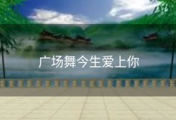 广场舞今生爱上你