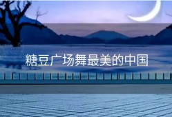 糖豆广场舞最美的中国