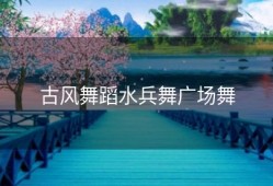 古风舞蹈水兵舞广场舞