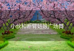 小伙和断臂姑娘广场舞