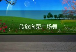 欣欣向荣广场舞