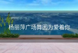 杨丽萍广场舞因为爱着你