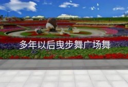 多年以后曳步舞广场舞