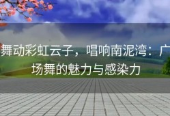 舞动彩虹云子，唱响南泥湾：广场舞的魅力与感染力