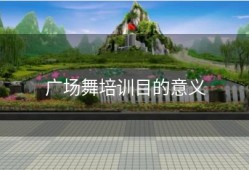 广场舞培训目的意义