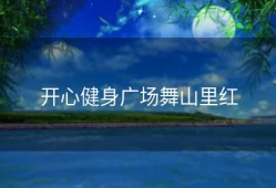 开心健身广场舞山里红