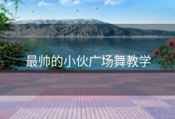 最帅的小伙广场舞教学