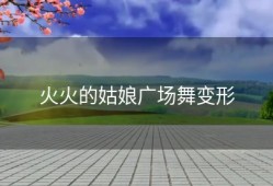 火火的姑娘广场舞变形