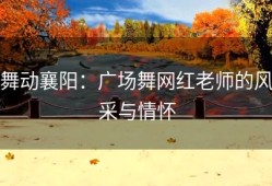 舞动襄阳：广场舞网红老师的风采与情怀