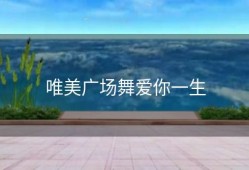 唯美广场舞爱你一生
