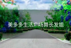 美多多生活广场舞长发姐