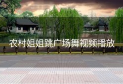 农村姐姐跳广场舞视频播放