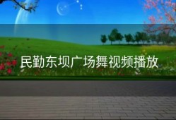 民勤东坝广场舞视频播放