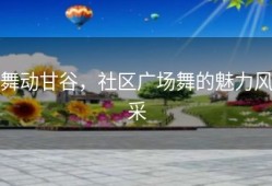 舞动甘谷，社区广场舞的魅力风采