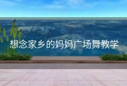 想念家乡的妈妈广场舞教学