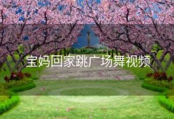 宝妈回家跳广场舞视频
