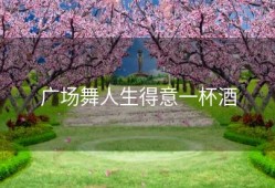 广场舞人生得意一杯酒