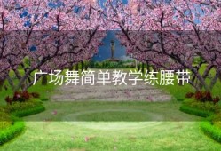 广场舞简单教学练腰带