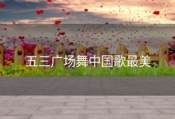 五三广场舞中国歌最美