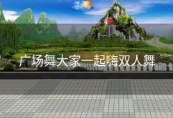 广场舞大家一起嗨双人舞