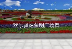 欢乐驿站蔡明广场舞