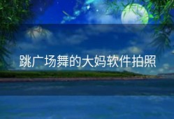跳广场舞的大妈软件拍照