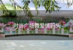 时尚广场舞爱情码头