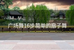 广场舞16步简单的扇子舞