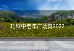 巧妹中老年广场舞2022