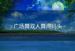 广场舞双人舞闯码头