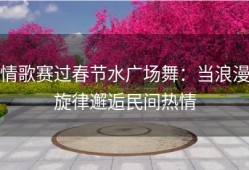 情歌赛过春节水广场舞：当浪漫旋律邂逅民间热情