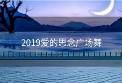 2019爱的思念广场舞