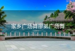 家乡广场舞廖弟广场舞