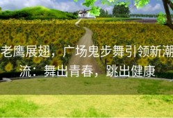 老鹰展翅，广场鬼步舞引领新潮流：舞出青春，跳出健康