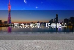 中国功夫教程广场舞教学