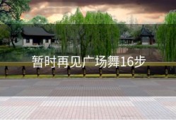 暂时再见广场舞16步