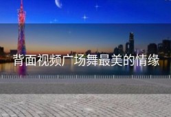 背面视频广场舞最美的情缘