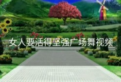 女人要活得坚强广场舞视频