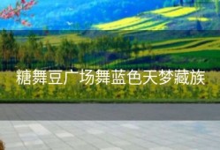 糖舞豆广场舞蓝色天梦藏族