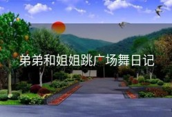 弟弟和姐姐跳广场舞日记