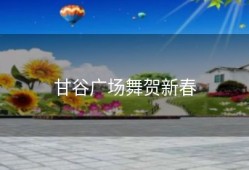 甘谷广场舞贺新春