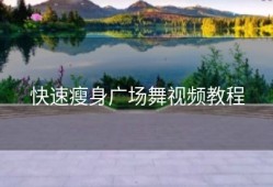 快速瘦身广场舞视频教程