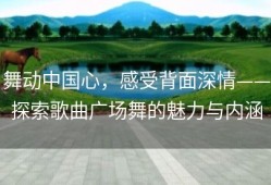 舞动中国心，感受背面深情——探索歌曲广场舞的魅力与内涵