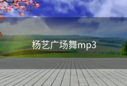 杨艺广场舞mp3