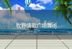 牧野情歌广场舞dj
