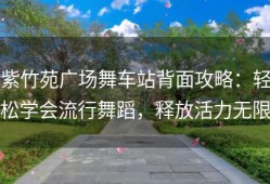 紫竹苑广场舞车站背面攻略：轻松学会流行舞蹈，释放活力无限