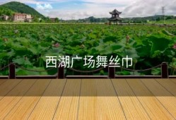 西湖广场舞丝巾