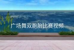 广场舞双胞胎比赛视频