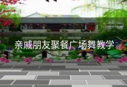 亲戚朋友聚餐广场舞教学