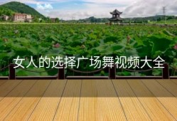 女人的选择广场舞视频大全